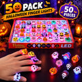 50-Pack Halloween Party Favors for Kids, Trick or Treat Halloween Toys & Goodie Bag Fillers, Fun Spooky Party Gifts for Halloween Parties, School Events & Treat Bags