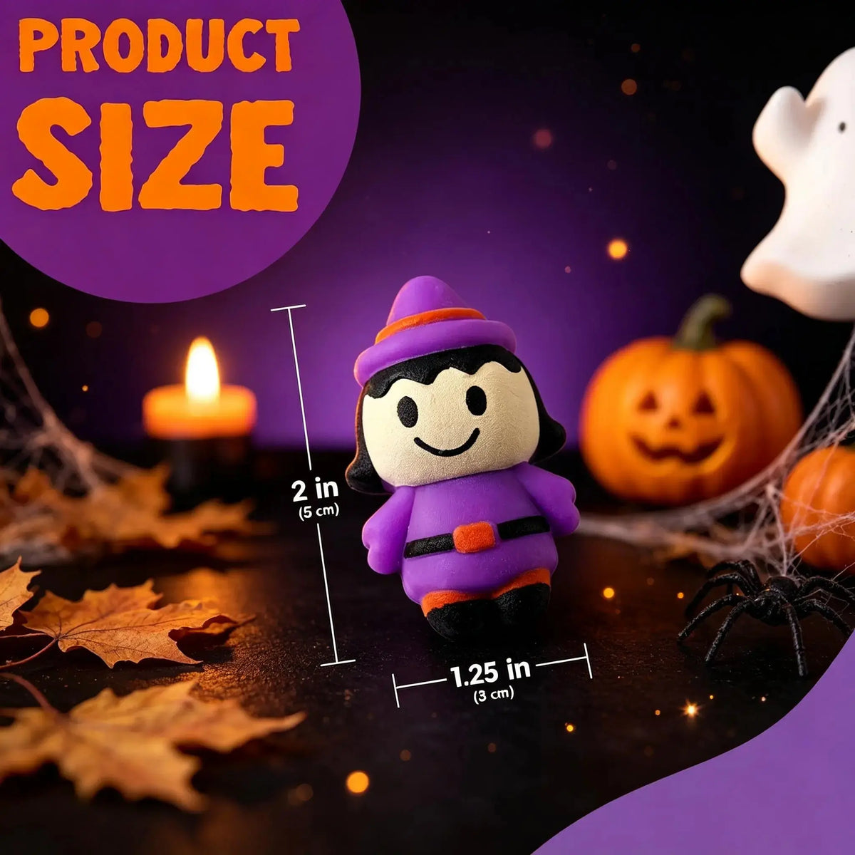 20Pcs/30Pcs/50Pcs Halloween Mochi Squishy Toys, Halloween Toys for Halloween Party Favors, Halloween Sensory Stress Relief Toys Bulk, Trick or Treats Classroom Prizes Gifts Goodie Bag Fillers