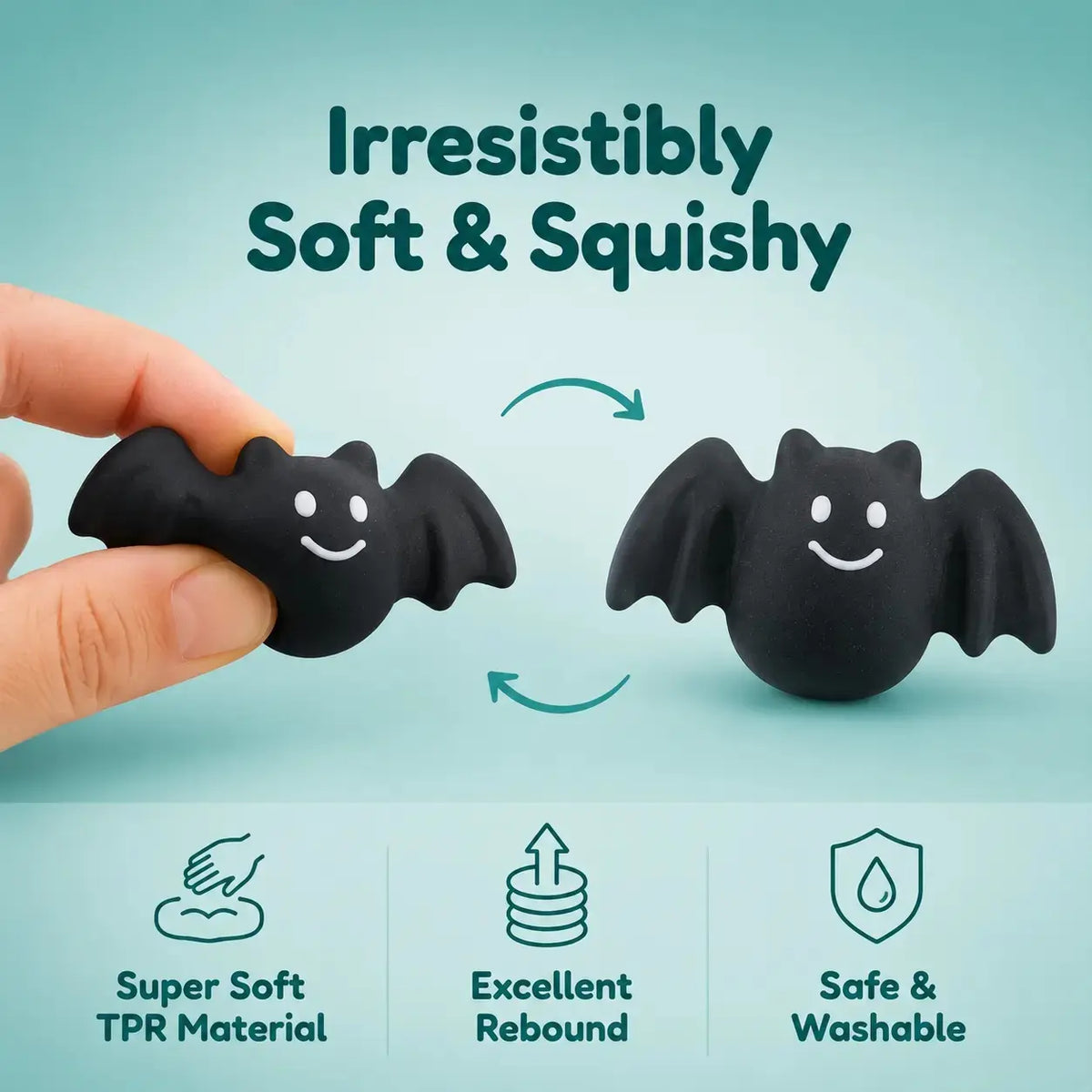 20Pcs/30Pcs/50Pcs Halloween Mochi Squishy Toys, Halloween Toys for Halloween Party Favors, Halloween Sensory Stress Relief Toys Bulk, Trick or Treats Classroom Prizes Gifts Goodie Bag Fillers