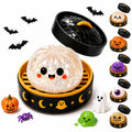 Halloween Mystery Squishy Fidgets - 5Pcs Soft Squeeze Sensory Toys with 5 Spooky Designs, Slow Rise Pumpkin Toys, Trick-Or-Treat Goodie Bags Stuffers, Kids Party Favors
