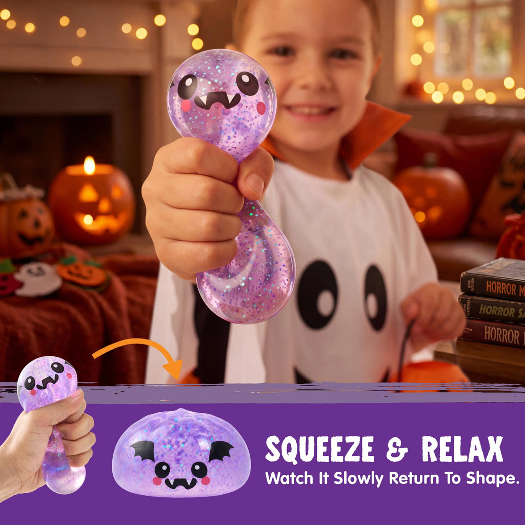 JOYIN Halloween Dumpling Squishy Pack - 1/3/6 Pcs with Steamer Storage Boxes, Slow-Rebound Maltose Texture, Grimace Pumpkin/Pumpkin Devils Designs, Soft Squishy Sensory Fidget Gift for 10-12 Years Horror Lovers